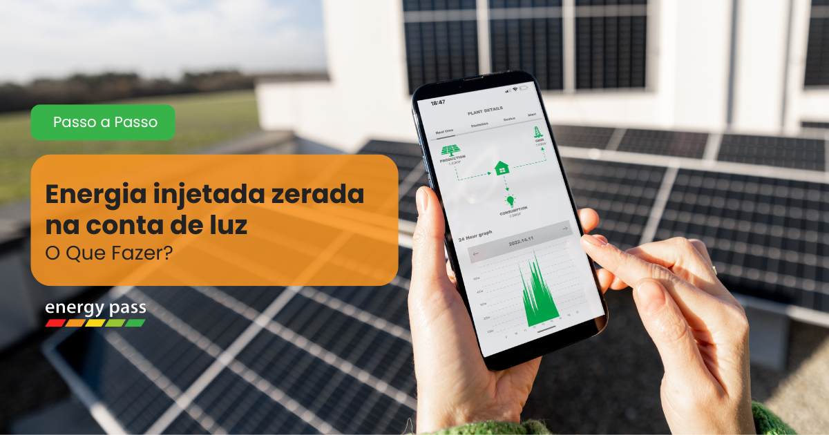 Energia injetada zerada na conta de luz. O que fazer?